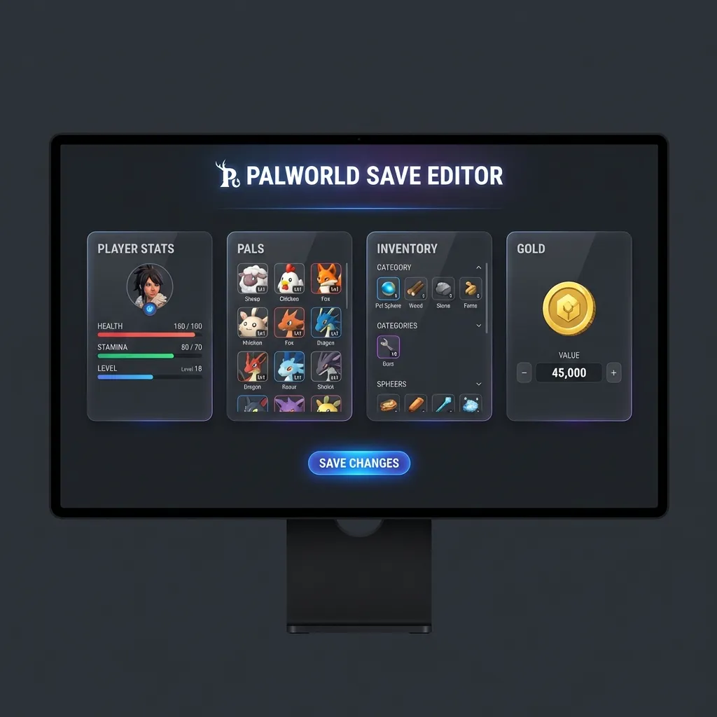 Palworld Save Editor Interface